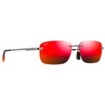 Maui Jim Sonnenbrille Lanakila Ruthénium Clair Brillant Hawaii Lava MauiPure Präsentation