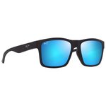 Maui Jim Sonnenbrille The Flats Noir Mat Bleu Blue Hawaii Minéral Superthin Präsentation
