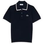 Lacoste Polohemde Performance Top Polo Sweater Blue Flour Präsentation