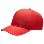 Oakley Cap Twill Hat Flame Red Präsentation