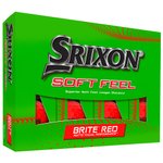 Srixon Balles neuves Srx_Soft_Feel_13 Brite (12) - Red Présentation