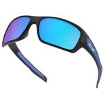 Oakley Sonnenbrille Turbine Black Ink Sapphire Iridium Oberansicht