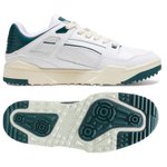 Puma Golf Chaussures sans spikes Slipstream G White Varsity Green Présentation