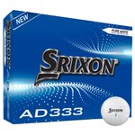 Srixon Balles neuves AD333 10 Pure White - Sans Présentation