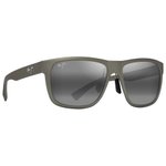 Maui Jim Sonnenbrille Puakea Gris Vert Mat Neutral Grey Minéral Superthin Präsentation