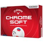 Callaway Golf Balles neuves Chrome Soft True Track Blue Red Présentation
