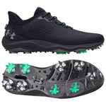 Under Armour Schuhe mit Spikes Drive Pro Wide Black Metallic Gun Metal Präsentation