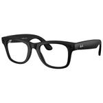 Ray Ban Sonnenbrille Meta Wayfarer Gen 2 Matte Black Transitions Grey Translucide Präsentation