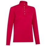 Callaway Golf Polohemde Thermal LS Fleece Back Jersey Polo Persian Red Präsentation