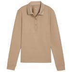 Puma Golf Polohemde W Cloudspun Midwght Ls Polo Ice Coffee Präsentation