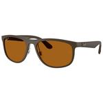 Ray Ban Sonnenbrille RB4468 Mat Sans Brown Chromance Brown Polar Präsentation