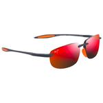 Maui Jim Hookipa Ultra Asian Fit Matte Solid Dark Blue Hawaii Lava MauiUltra 