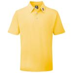 Footjoy Polohemde Stretch Pique Solid Yellow Präsentation