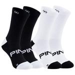 Ping Socken Ping Crew Sock Black White Präsentation