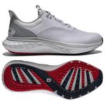 Footjoy Chaussures sans spikes Quantum White White Grey Présentation