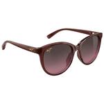 Maui Jim Sonnenbrille Kalawa Havana Shiny Translucide Burdungy Mineral SuperThin Maui Rose Präsentation