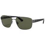 Ray Ban Sonnenbrille RB3663 Polished Gunmetal Green G-15 Polar Präsentation