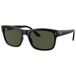 Ray Ban Sonnenbrille RB4428 Polished Black Green Präsentation