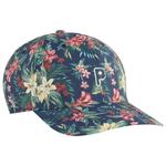 Puma Golf Casquettes Puma X Ptc Floral Tech Cap Deep Navy Red Fire Présentation