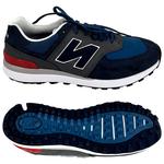 New Balance Schuhe ohne Spikes 574 Greens V2 Navy Grey Präsentation New Balance Schuhe ohne Spikes 574 Greens V2 Navy Grey Präsentation