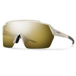 Smith Sonnenbrille Shift Split Mag Matte Bone Chromapop Black Gold Mirror Präsentation