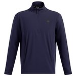 Under Armour Drive Pro Storm Hybrid Half Zip Midnight Navy Metallic Silver 