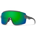 Smith Sonnenbrille Wildcat Matte Cement Chromapop Green Mirror Präsentation