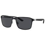 Ray Ban Sonnenbrille RB3721 Polished Black Dark Grey Präsentation