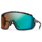 Smith Sonnenbrille Pursuit Matte Tortoise Chromapop Glacier Photochromic Copper Opal Mirror Präsentation