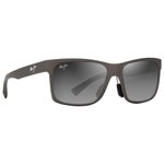 Maui Jim Sonnenbrille Hoopili Metal Matte Grey Neutral Grey Mineral Superthin Präsentation