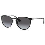 Ray Ban Sonnenbrille RB3539 Erika Metal Polished Black Dark Grey Gradient Präsentation