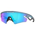 Oakley Sonnenbrille Sphaera Slash Matte Trans Stonewash Prizm Sapphire Polarized Präsentation