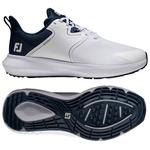 Footjoy Chaussures sans spikes Qmotion White Blue Présentation