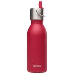 Qwetch Trinkflasche Kids 350 ml Sport Active Matt Grenat Präsentation