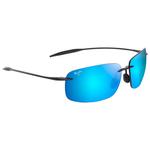 Maui Jim Lunettes de soleil Breakwall Shiny Black Blue Hawaii MauiPure Présentation