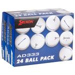 Srixon Neue Golfbälle AD333 11 Sleeved 24 Balles White Präsentation