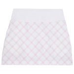 Puma Golf Rock W Plaid Skirt Wite Glow Pink Icing Präsentation