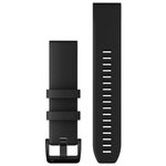 Garmin Bracelet Bracelet De Montre Quickfit 22 Noir Fermoir Acier Inox Noir Présentation