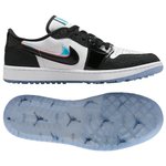 Nike Schuhe ohne Spikes Air Jordan 1 Low G Nrg White Black Präsentation