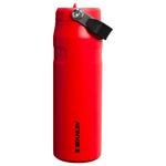 Stanley Trinkflasche The Iceflow Bottle Flip Straw 2.0 0.7L Chili Black Präsentation