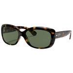 Ray Ban Sonnenbrille RB4101 Jackie Ohh Polished Havana Light Green Präsentation