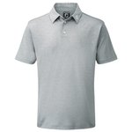 Footjoy Polohemde Stretch Pique Solid Heather Grey Präsentation