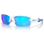 Oakley Sonnenbrille Flak Xs Matte White Prizm Sapphire Präsentation