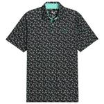 Puma Golf Polohemde Masters Paradise Polo Puma Black Aquatic Präsentation