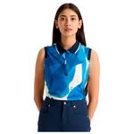 Rohnisch Polohemde Deni Sleeveless Blue Aquarelle Präsentation