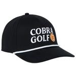 Cobra Cap Staple Rope Cap Black White Präsentation