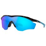 Oakley Sonnenbrille M2 Frame XL Polished Black Prizm Sapphire Präsentation