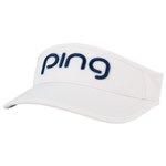 Ping Visieres de golf Tour Ladies Sport Visor White Navy Présentation