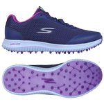 Skechers Schuhe ohne Spikes Go Golf Max Fairway 3 Women Navy Mesh Purple Trim Präsentation