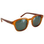 Moken Vision Sonnenbrille Krafter Mustard Wood Green Cat.3 Polarized Präsentation